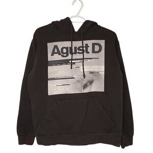 Agust D Album graphic BTS K pop hoodie black size M